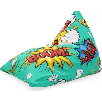 Sedací pytel Sablio Sedací vak Triangl Komiks: 120 x 100 x 100 cm