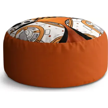 Taburet Sablio Taburet Circle Star Wars Ohnivé pozadí: 38x48 cm