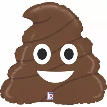 Balónek Grabo Nafukovací balónek emoji Poo 51 cm
