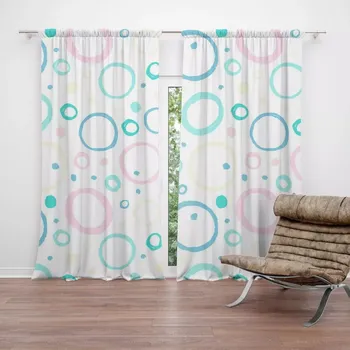 Závěs Sablio Závěs Bublifuk: 2ks 140x250cm