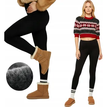 Dámské legíny Legíny Anet zateplené, černé, vysoký pas, klasické, univerzální