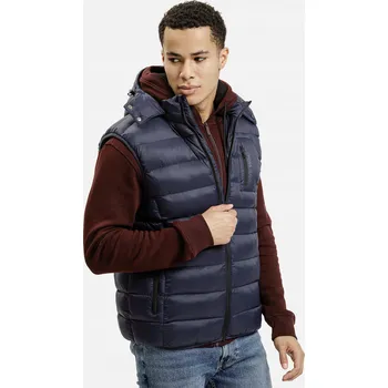 Cross Jeans pánská vesta modrá velikost XL