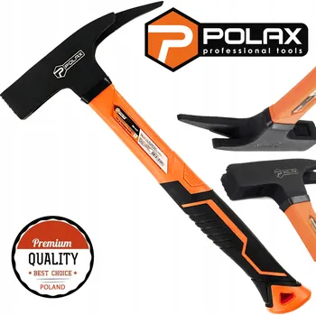 Kladivo Tesařské kladivo s magnetem 600g, topůrko ze sklolaminátu Polax