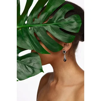 Náušnice Náušnice klipsy MERSADA 702304 černé