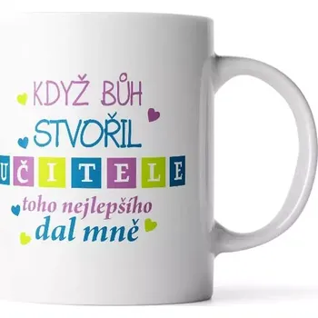 Sablio Hrnek Když Bůh stvořil učitele - 330 ml - standard