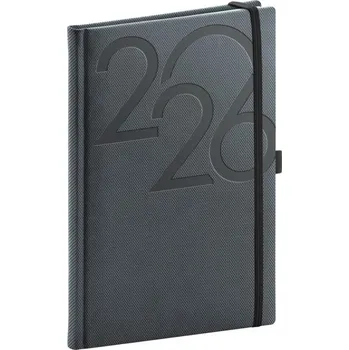 Diář Notique Týdenní Diář Ajax 2026, Černý, 15 x 21 cm