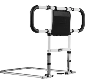 Vevor Opěrné zábradlí u postele, skládací, nastavitelné, s pu madlem