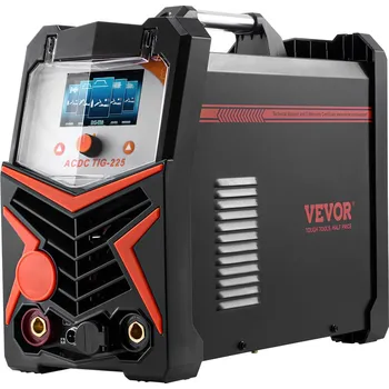 Vevor Svařovací invertor 225A 6 v 1 AC/DC TIG, puls, bodové, MMA, LED