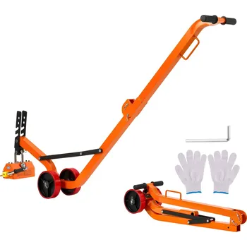 zvedák Magnetický zvedák poklopů VEVOR, nosnost 600 kg, ocelový vozík s těžkým magnetem a 2 kolečky, nastavitelná rukojeť, neodym N42, skládací a přenosný, pro zvedání poklopů šachet