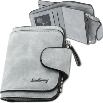 Peněženka EdiBazzar peněženka eko kůže šedá - dámská