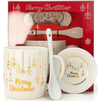 Termohrnek Flamenco Mystique VÁNOČNÍ HRNEK - sada v krabičce s nálevníkem a lžičkou 350 ml KB33WZ4