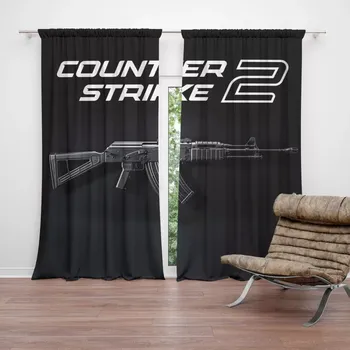 Závěs Sablio Závěs Counter Strike 2 AK: 2ks 140x250cm