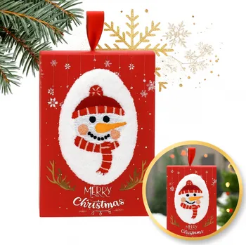 Flamenco Mystique Vánoční ručník s motivem SNĚHULÁKA 35x35cm REC59WZ3