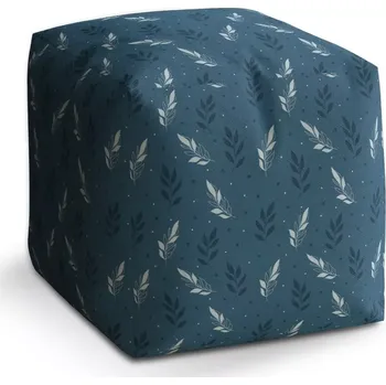 Taburet Sablio Taburet Cube Modré klásky: 40x40x40 cm