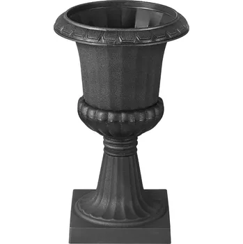 Smuteční dekorace Vevor Sada 2 plastových květináčů 25×42 cm černé vnitřní a vnější