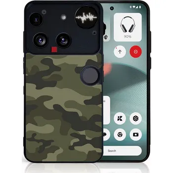 Pouzdro na tablet VSECHNONAMOBIL 128424 MY ART Ochranný kryt pro Nothing Phone (3) GREEN MASKÁČOVÝ (235)