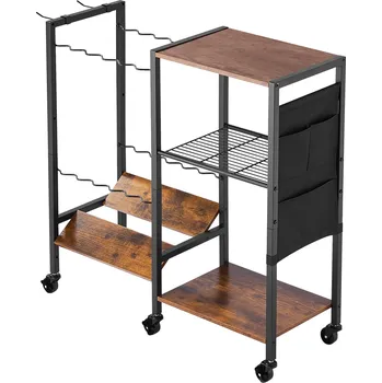 Rybářský prut Vevor Držák na rybářské pruty pro 12 prutů, mobilní s kolečky