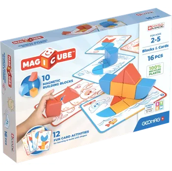 Stavebnice Geomag Geomag 307 Magicube Blocks&Cards 16 dílků
