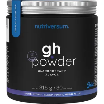 Anabolizér Nutriversum GH Powder Blackcurrant 315 g Příchuť: černý rybíz
