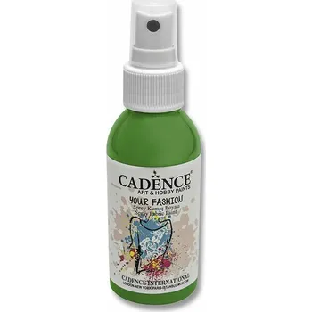 Výtvarná barva Barvy na textil Cadence Your Fashion, 100 ml - zelená