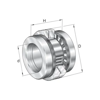 ZARN5090-TV-A INA kombinované jehlové a válečkové ložisko
