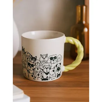 Sinsay - Hrnek se zvířecím vzorem - zelená - 212GI-07X - 212GI-07X-ONE