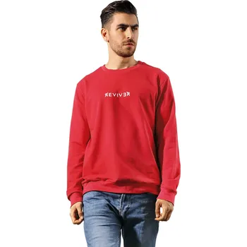 Dámská mikina Pánská mikina Reviver F5605 Barva: Červená, Velikost: M