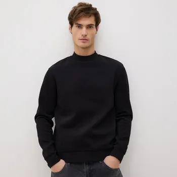 Pánská mikina Reserved - Mikina se stojáčkem - černý - 8067H-99X - 8067H-99X-XXL