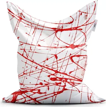 Sedací pytel Sablio Sedací vak Classic Krvavé cákance - 150x100 cm