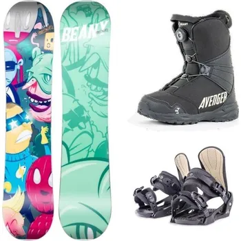 Snowboard Beany Antihero snowboard + Beany Junior vázání + Beany Avenger BS boty 90 cm + S - EU 36-38 + DÁREK + Doprava ZDARMA
