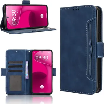 Pouzdro na tablet VSECHNONAMOBIL 126762 SLOT Peněženkový obal pro T Phone 3 Pro modrý
