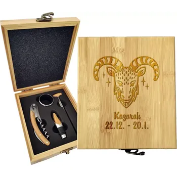 Víno Sablio Dárková sada na víno Kozoroh: 147×168×49 mm
