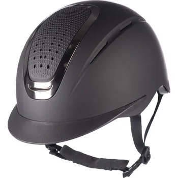 Jezdecká přilba Jezdecká přilba HKM Sydney City, modrá/stříbrná, L - 58 - 60 cm