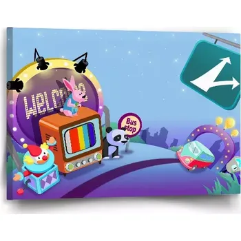 Obraz Sablio Obraz Bus stop - 90x60 cm