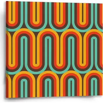 Obraz Sablio Obraz Retro vlny - 50x50 cm