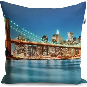 Polštář Sablio Polštář Rozsvícený most 2 - 40x40 cm