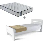 Postel s matrací a roštem NEX 90 - buk bílá 193130000
