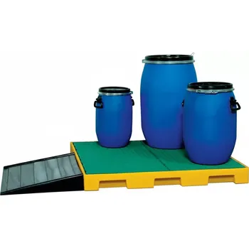 jímka Plastová záchytná jímka s roštem - objem 120 l - délka 124,5 cm, šířka 124,5 cm, výška 11,5 cm