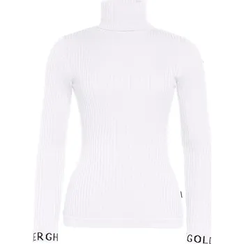 Cyklistické kalhoty Dámský rolák Goldbergh Mira Long Sleeve Knit Sweater White