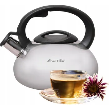 Varná konvice Tradiční ocelová Konvice Kamille 2,5 l šedá