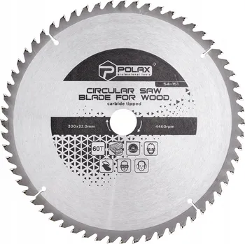 Pilový kotouč Pilový kotouč na dřevo 300 x 32.0/30.0, 60 zubů Polax