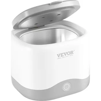 Ultrazvuková čistička Vevor Ultrazvukový čistič zubních náhrad 200ML, 30W pro rovnátka, šperky