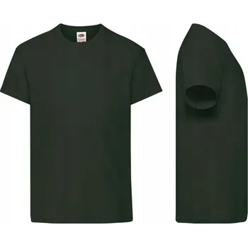 Fruit of the Loom dětské tričko zelené bavlna velikost 128