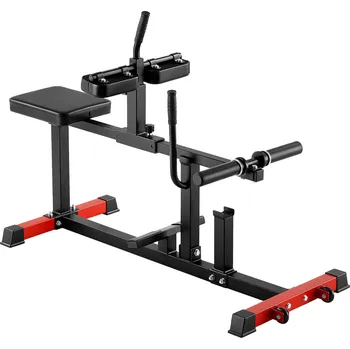 Vevor Stroj na zvedání lýtek v sedě, nosnost 440 lbs, pro 1/2 inch kotouče