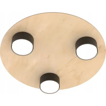 Emibig PIXO 3 BL Závěsné svítidlo Ocel lakovaná práškově Černá 12W M