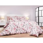 DADKA VRACOV Povlečení krep Kvítí na pudrovém 140x200, 70x90 cm 235114676