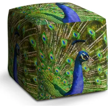 Taburet Sablio Taburet Cube Páv: 40x40x40 cm