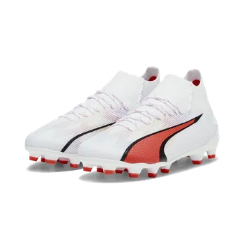 Kopačky Puma ULTRA Pro FG/AG bílá/červená EUR 37 1/2