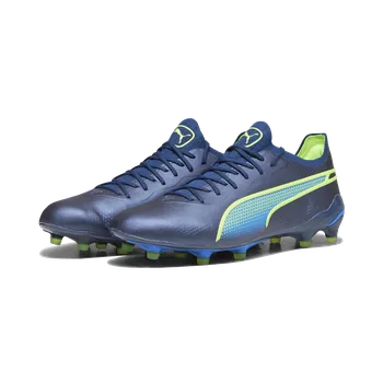 Kopačky Puma KING Ultimate FG/AG modrá/světle zelená EUR 42 1/2