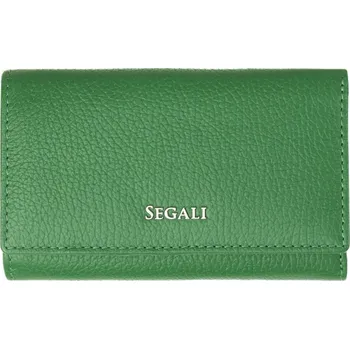 Módní doplněk SEGALI Dámská kožená peněženka SG-27074 zelená